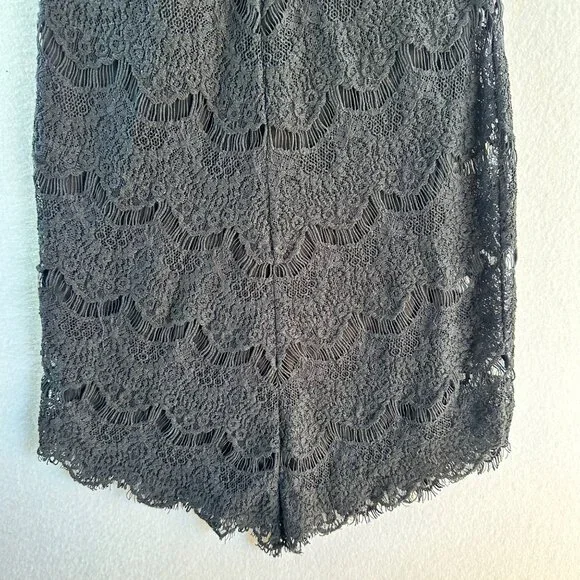 NWT Free People Intimately Dress Womens Small Black Lace Goth Chic Fairy Grunge - Picture 11 of 12